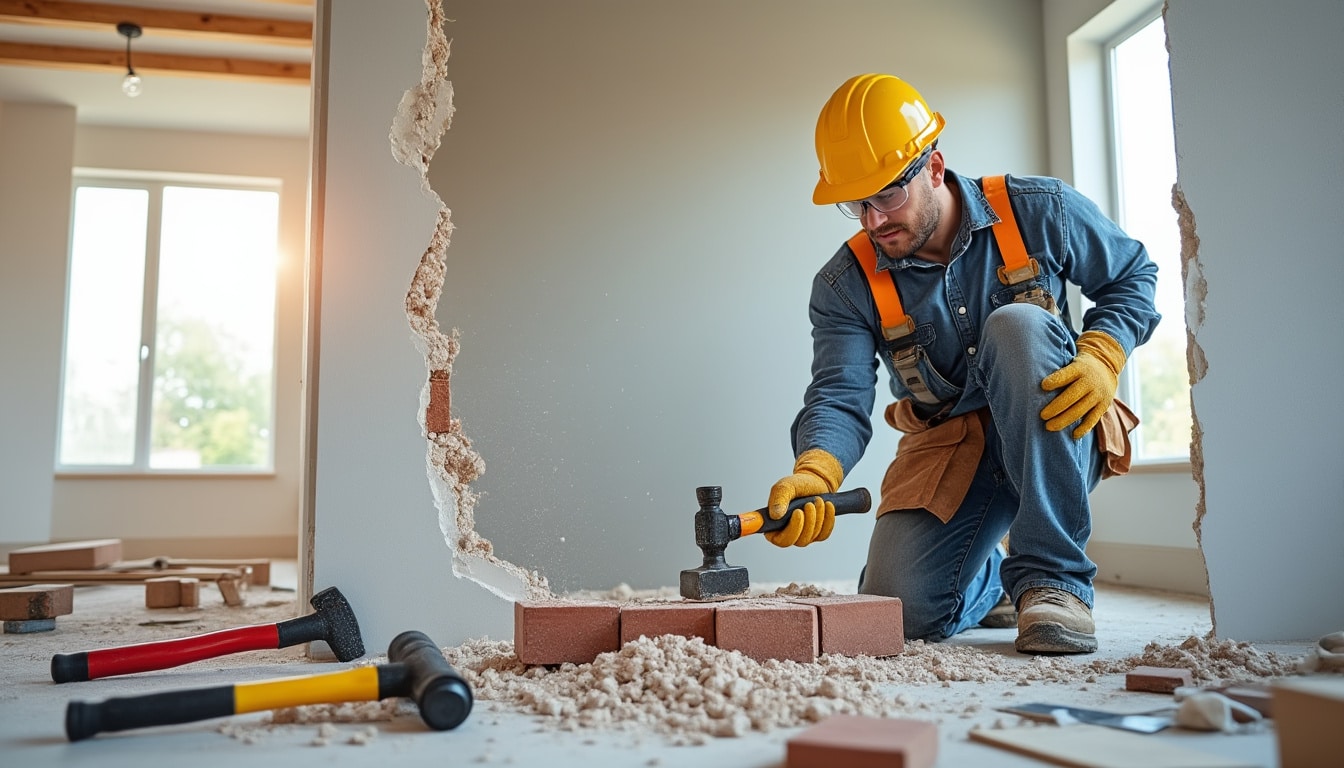découvrez comment abattre un mur porteur en toute sécurité pour créer des ouvertures ou des cloisons. nos conseils et précautions essentielles pour un projet réussi et conforme aux normes.