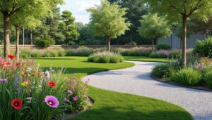 découvrez des alternatives écologiques au gazon traditionnel : prairies fleuries, couvre-sols variés et graviers décoratifs pour un jardin esthétique et durable.