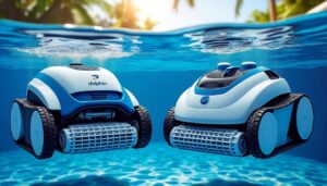découvrez quel robot de piscine est le plus efficace entre le dolphin maytronics et le zodiac. comparatif complet pour un nettoyage optimal de votre piscine.