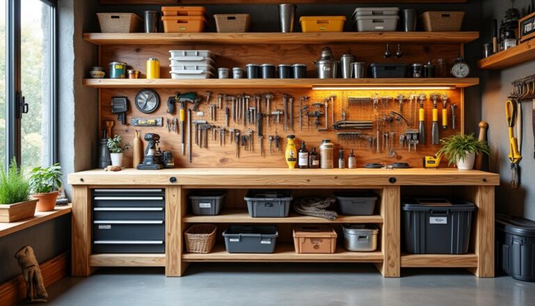 découvrez comment optimiser un petit atelier avec l'établi et rangement wolfcraft, alliant fonctionnalité et gain d'espace pour un espace de travail organisé et efficace.