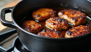 découvrez comment une cocotte en fonte sublime la cuisson de la viande en caramélisant parfaitement ses sucs pour des plats riches en saveurs.