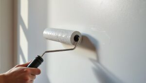découvrez comment l'application d'un primaire d'accrochage assure une adhérence optimale de la peinture sur les murs lisses pour un rendu durable et impeccable.