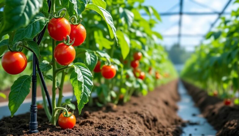 découvrez comment l'arrosage au goutte-à-goutte prévient efficacement l'apparition du mildiou sur les plants de tomates, en assurant une irrigation ciblée et réduisant l'humidité excessive des feuilles.