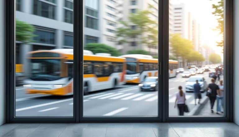 découvrez comment le double vitrage asymétrique réduit efficacement les nuisances sonores des rues très passantes pour un intérieur calme et confortable.