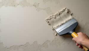 découvrez comment l'enduit de lissage permet de masquer efficacement les micro-fissures des plafonds en plâtre anciens pour un rendu uniforme et rénové.