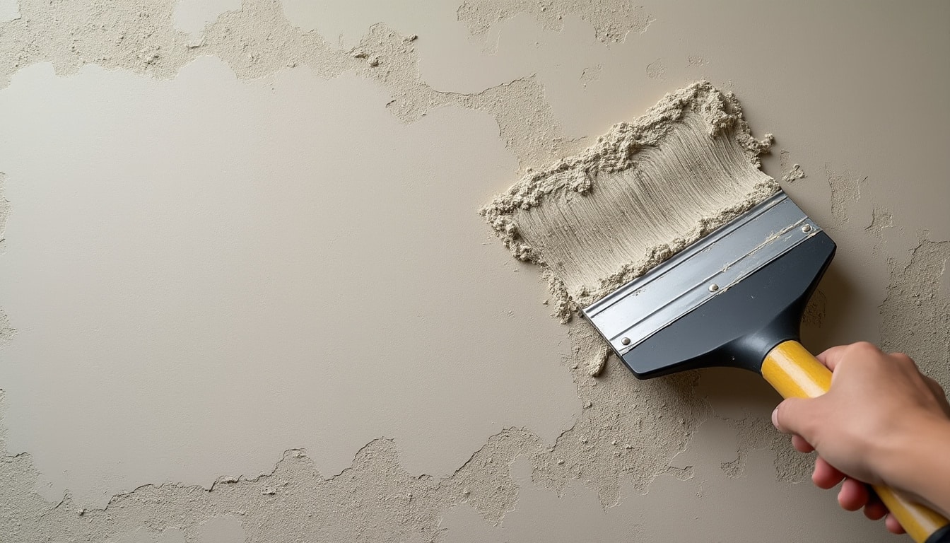 découvrez comment l'enduit de lissage permet de masquer efficacement les micro-fissures des plafonds en plâtre anciens pour un rendu uniforme et rénové.