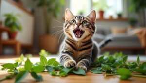 découvrez comment l'herbe à chat peut stimuler intensément le système nerveux de vos félins d'intérieur, favorisant leur bien-être et leur activité.