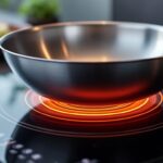 découvrez comment l'induction électromagnétique chauffe instantanément le fond des poêles en acier pour une cuisson rapide et efficace.