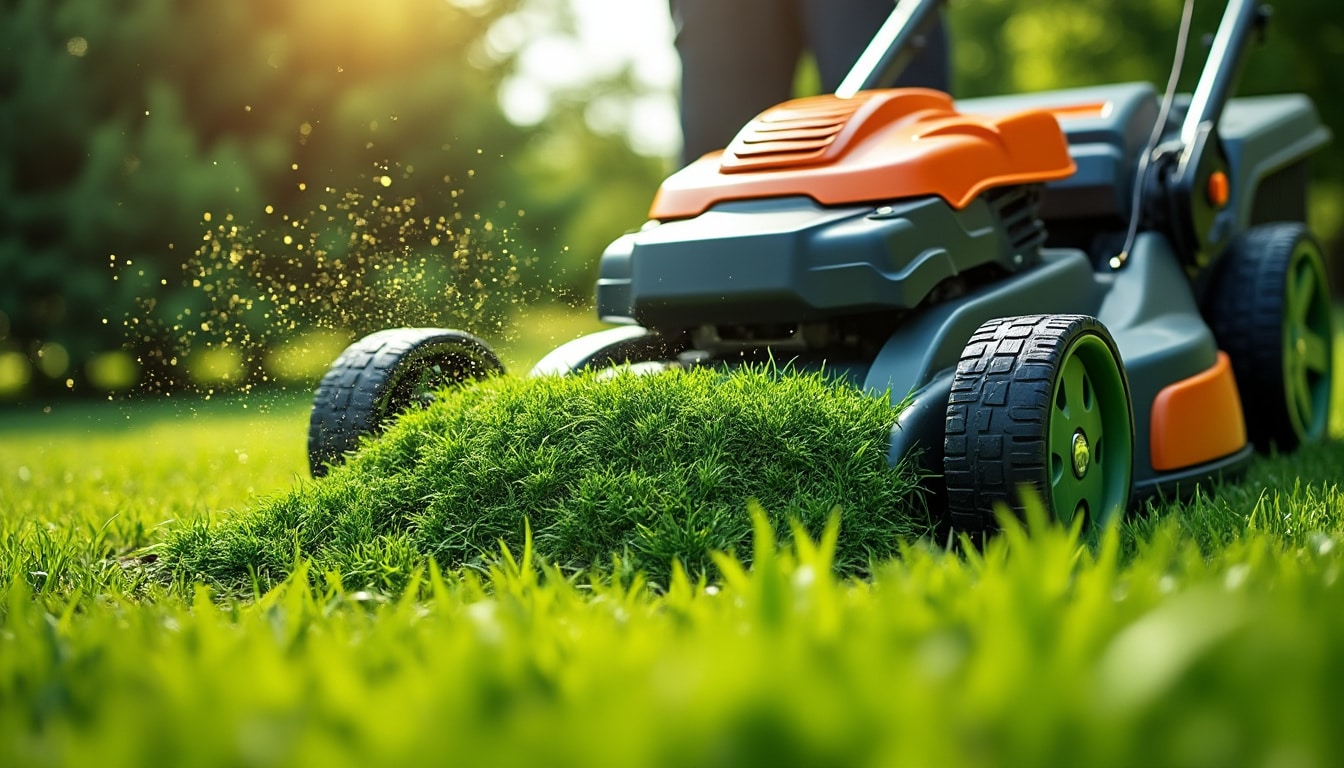 découvrez comment la tonte mulching restitue efficacement les nutriments organiques aux gazons d'ornement, favorisant une pelouse saine et écologique.