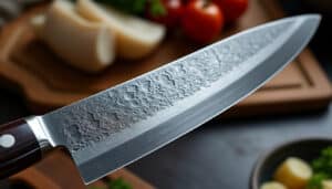 découvrez comment l'acier damassé garantit un tranchant exceptionnel et une durabilité inégalée pour les couteaux de chef japonais, alliant tradition et performance.
