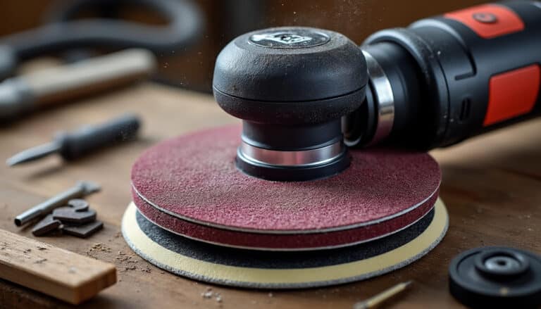 découvrez comment le plateau auto-agrippant facilite et accélère le remplacement des disques pour ponceuses excentriques, améliorant ainsi votre efficacité de travail.