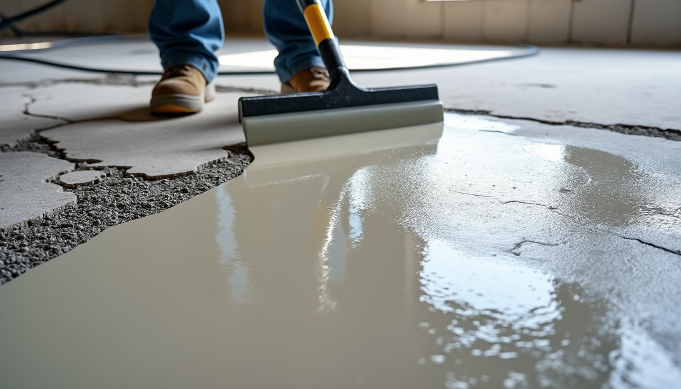 le ragréage autolissant permet de corriger facilement et rapidement les différences de niveau des planchers en béton irréguliers, offrant une surface parfaitement lisse et prête à recevoir vos revêtements.