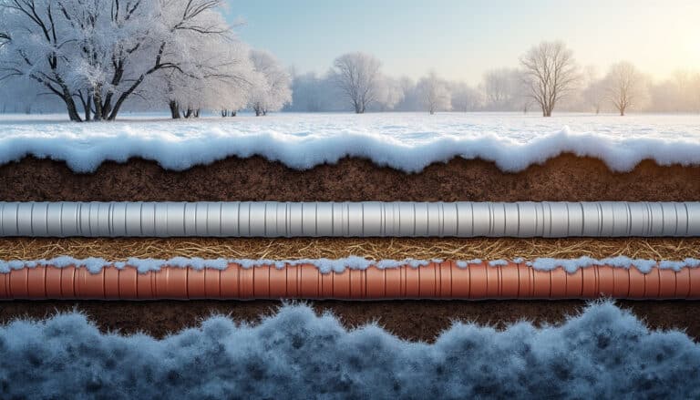 découvrez comment l'hivernage passif protège efficacement la tuyauterie enterrée contre le gel durant l'hiver, assurant durabilité et performance.