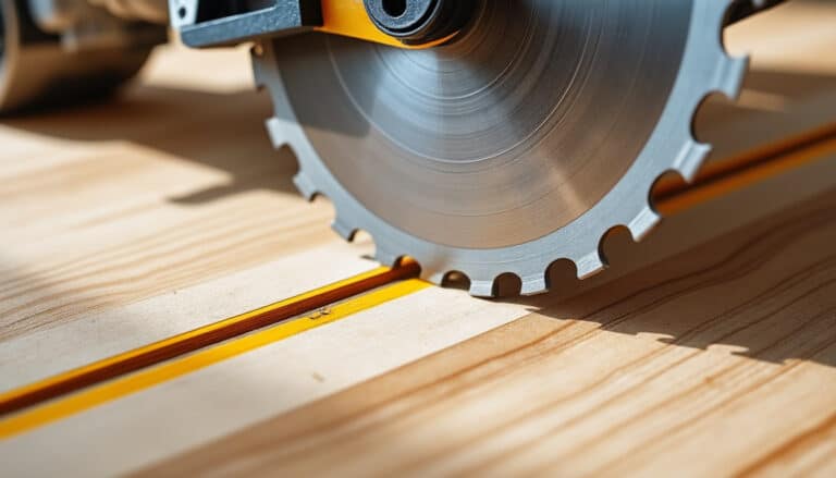 découvrez comment la butée parallèle facilite la découpe précise des panneaux de bois en guidant parfaitement la lame de votre scie circulaire pour des coupes nettes et fiables.