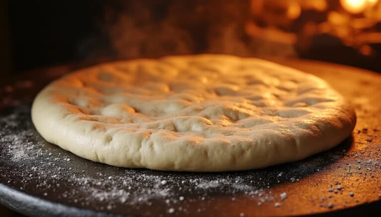 la pierre à pizza absorbe l'humidité excédentaire des pâtes à pain fines, garantissant une cuisson parfaite avec une croûte croustillante et légère.