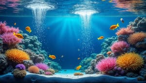 le filtre externe assure une purification continue et efficace de l'eau des aquariums d'eau de mer, garantissant un environnement sain pour vos poissons et coraux.