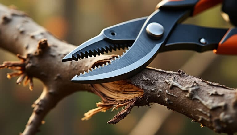 découvrez le sécateur à enclume, l'outil idéal pour couper net et facilement les branches mortes du bois dur, garantissant précision et efficacité au jardinage.