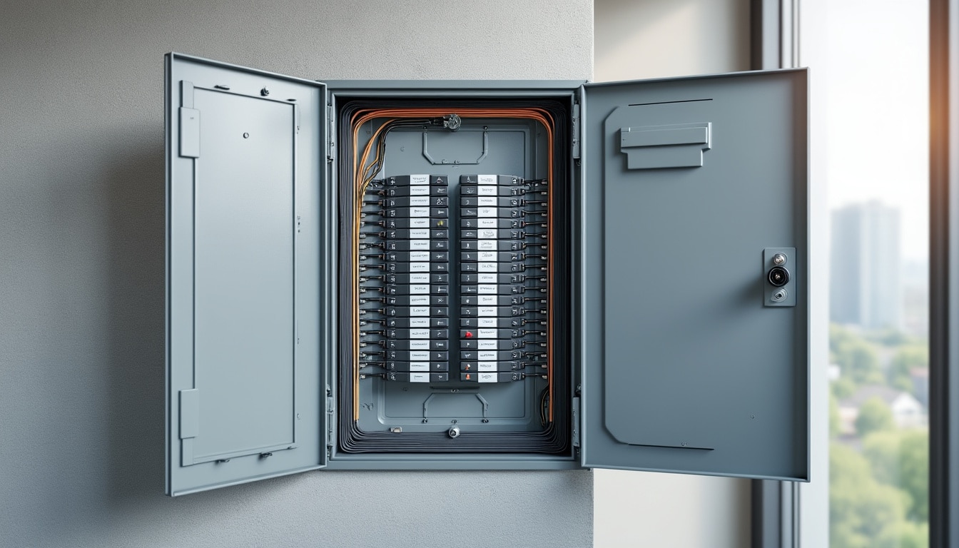 découvrez comment le tableau de répartition centralise efficacement tous les disjoncteurs divisionnaires de votre logement pour assurer sécurité et gestion optimale de l'électricité.
