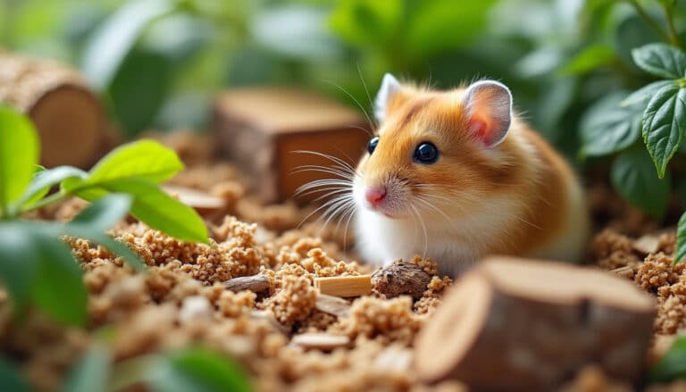 la litière végétale efficace pour neutraliser les odeurs d'ammoniaque dans les cages de vos rongeurs, assurant un environnement propre et sain.