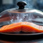 découvrez comment la cloche de fumage intensifie l'arôme des filets de saumon à froid pour une saveur exceptionnelle et délicate.