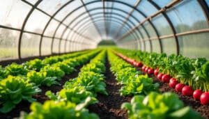 découvrez comment la serre tunnel permet d'avancer la période de récolte des cultures maraîchères précoces, optimisant ainsi la production et la qualité des légumes.