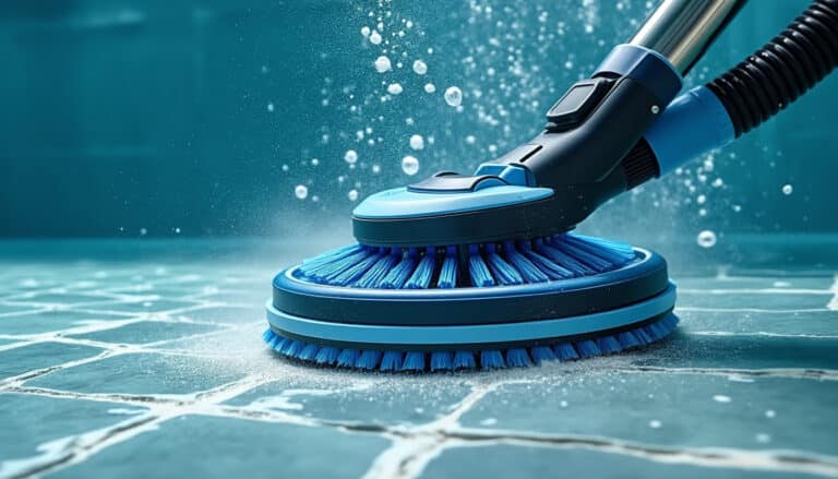 découvrez comment le balai aspirateur permet de nettoyer efficacement et mécaniquement le revêtement de fond des piscines en béton pour une eau claire et un entretien facilité.