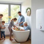 découvrez comment le chauffe-eau thermodynamique fournit une eau chaude sanitaire efficace et économique, idéale pour les familles nombreuses.