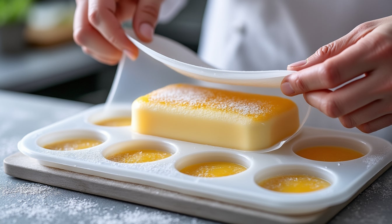 découvrez comment le moule en silicone simplifie le démoulage à froid de vos entremets glacés pour des desserts réussis et sans effort.