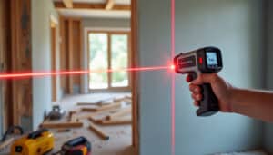 découvrez comment le télémètre laser permet de mesurer instantanément la surface des pièces à rénover, pour des travaux précis et rapides.