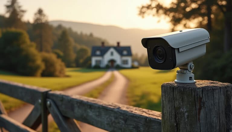 surveillez à distance l’entrée principale de votre propriété isolée grâce à une caméra ip et gardez un œil sur les accès, où que vous soyez.