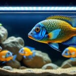 découvrez comment une rampe led intensifie les couleurs éclatantes des cichlidés africains et sublime leur aquarium.