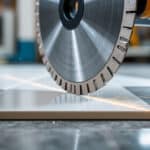 coupez vos carreaux de faïence murale proprement avec un disque diamant conçu pour réaliser des découpes nettes et sans éclat.