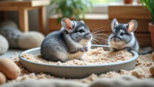 découvrez pourquoi le bain de sable est essentiel pour nettoyer le pelage dense des chinchillas en captivité et préserver leur bien-être.