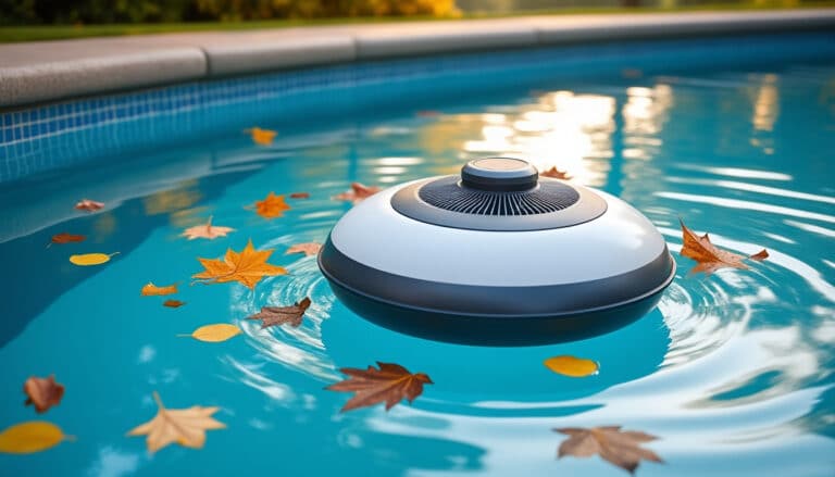 découvrez comment un skimmer de surface élimine les feuilles mortes des bassins non couverts pour garder une eau propre et agréable.