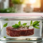 le thermoplongeur assure une température précise et constante pour réussir vos cuissons sous vide et obtenir des aliments tendres et savoureux.