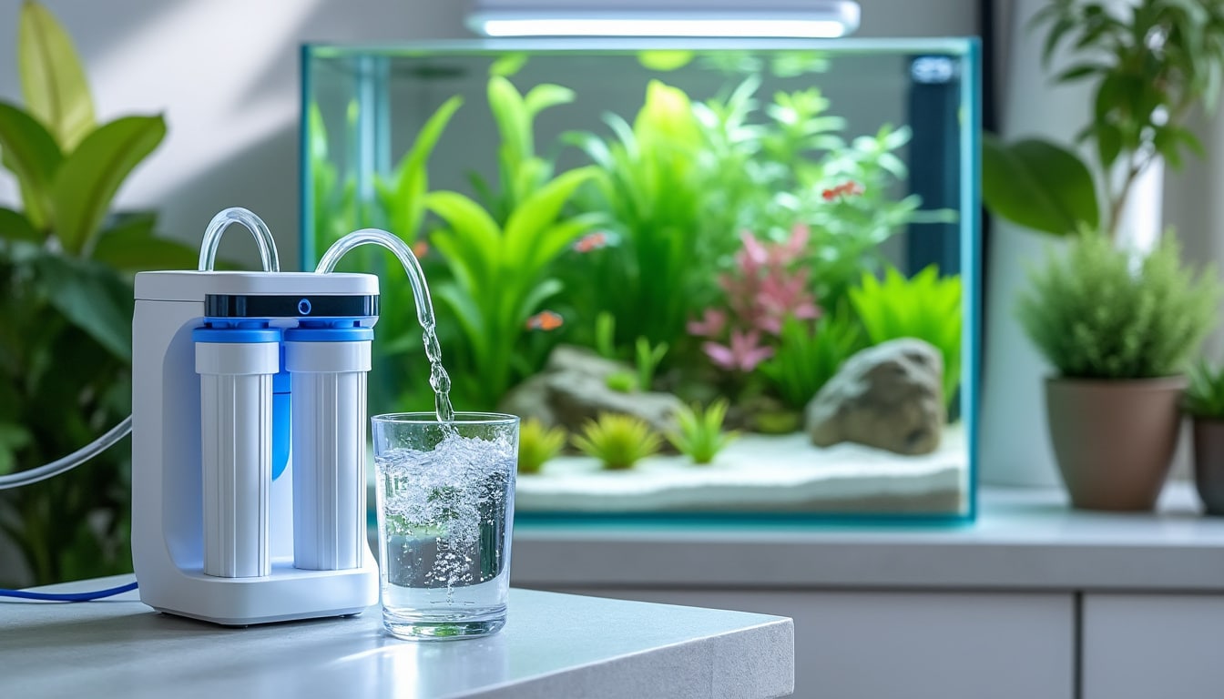 découvrez comment l’osmoseur inverse purifie l’eau d’appoint et aide à préserver l’équilibre des aquariums d’eau douce sensibles.